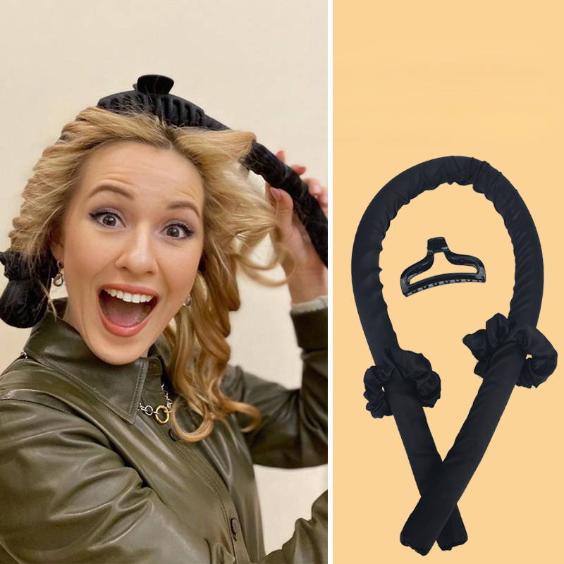 New Design Silk Magic Heatless Curls Ribbon No Heat Soft Rod Headband Magic Hair Curler Set