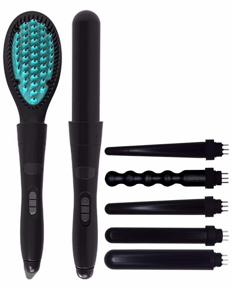 all in1 hair straightener comb Priced direct selling ion brush ion brush