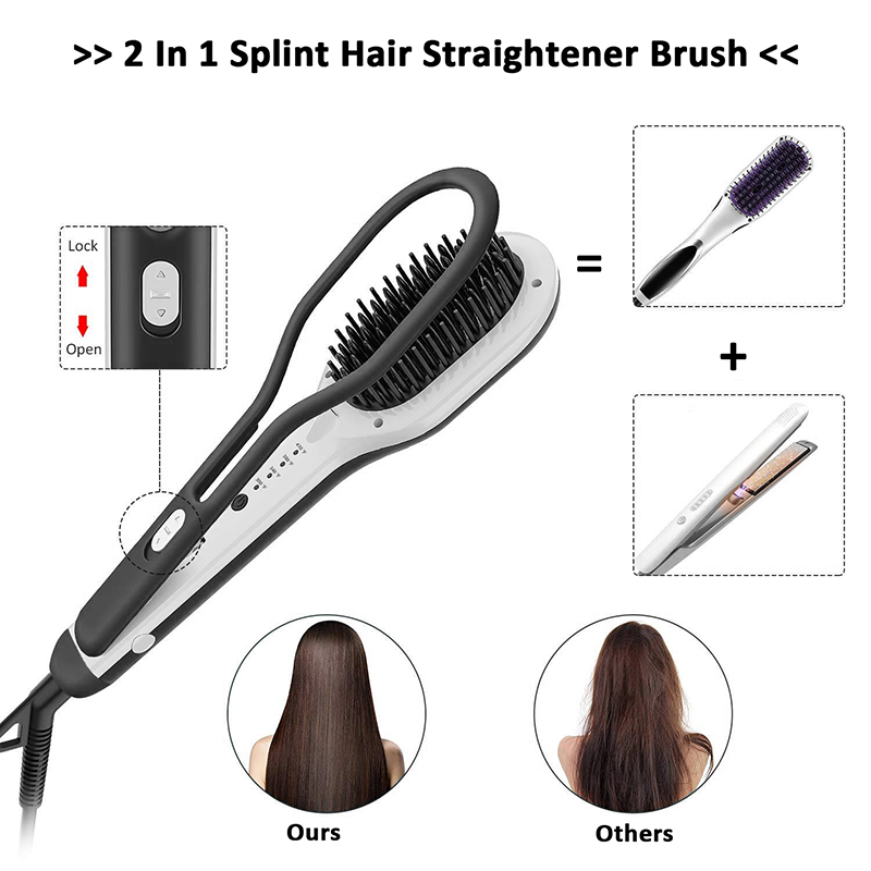 HAIR STRAIGHTENER BRUSH ELECTRIC the price preferential brush electric