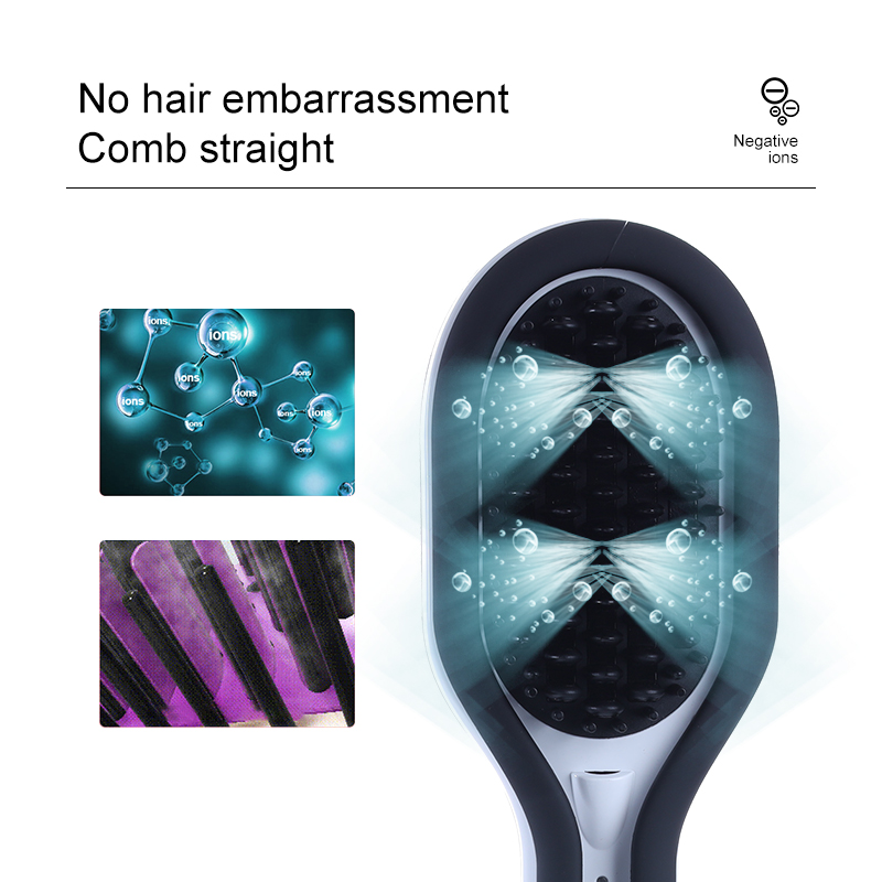 Hair Brush Hair Straightener Professional Hair Dryer Brush Electric Hot Air Straightener and Comb