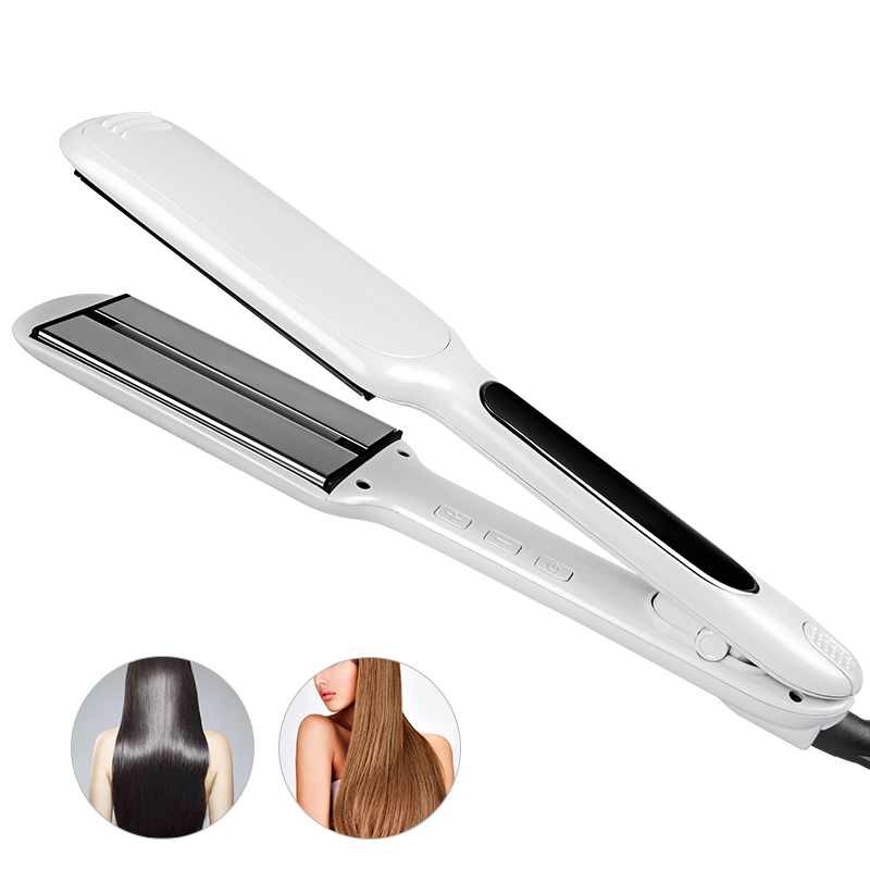 Infrared Hair Straightener Titanium Flat Iron Wide Plate Hair Straightener