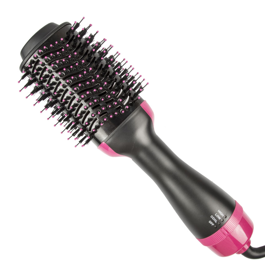 Professional Electric New Ion Hot Air Blow Brush Hair Dryer Brush Anion Straightener Styler Comb Volumizer Hot Air Brush