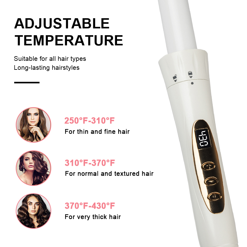 Interchangeable Ceramic Barrel Magic Curling Iron Set smooth hair curls customized Curling Wand