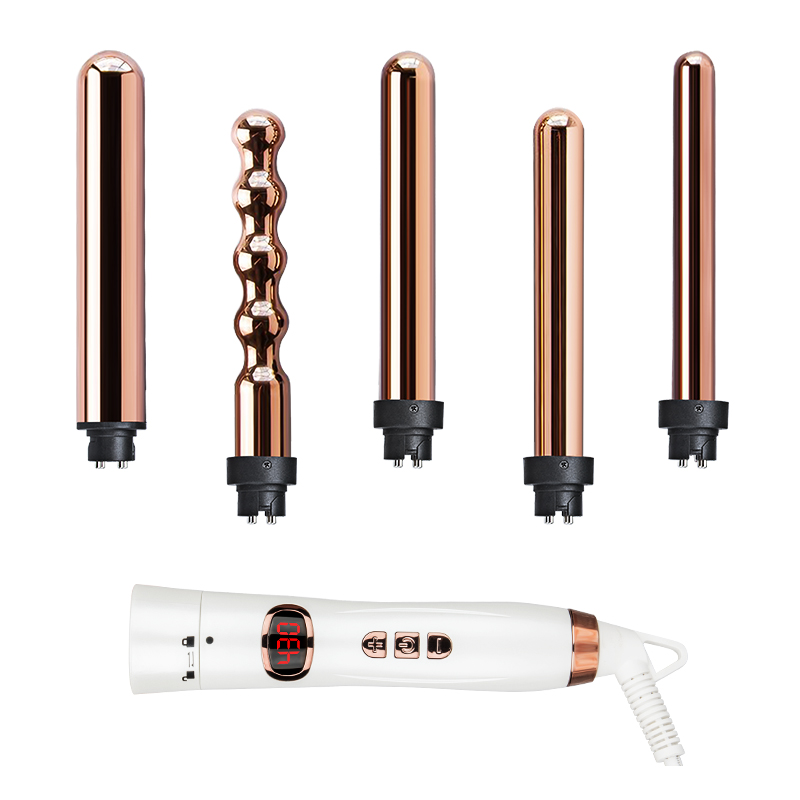 Wholesale Portable Interchangeable 5 In 1 Ceramic Hair Curler Hair Care And Styling Appliances