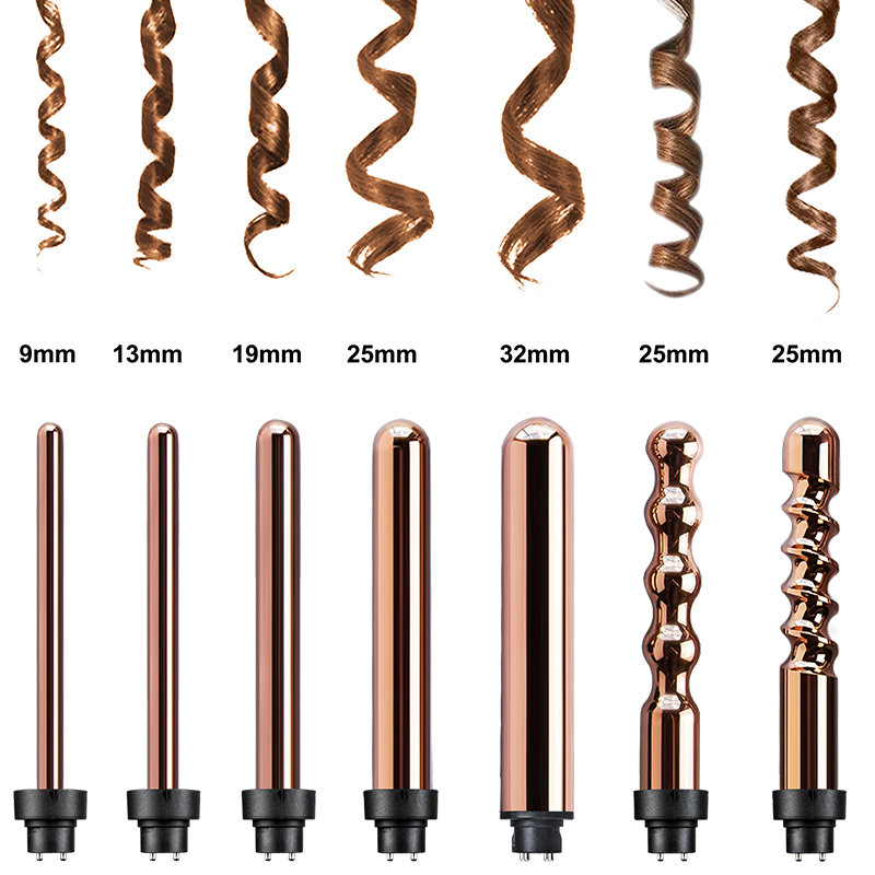 Wholesale Portable Interchangeable 5 In 1 Ceramic Hair Curler Hair Care And Styling Appliances