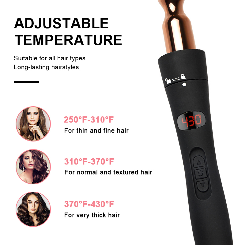 Curling Iron Set Interchangeable 5 In 1 Hair Curler Wand