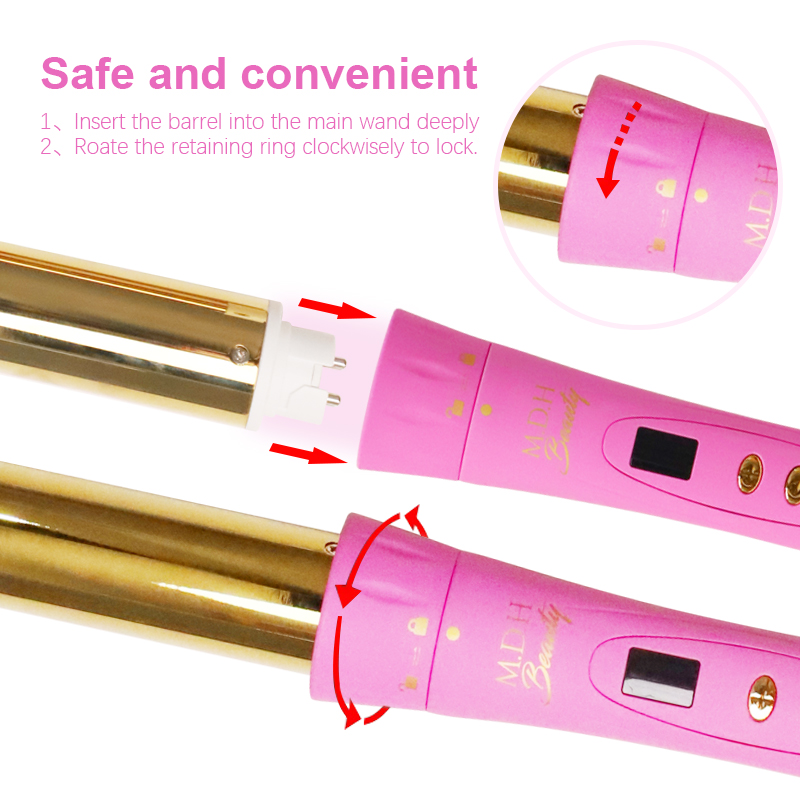 Low Price 450 Degree 5 In 1 Interchangeable Hair Curling Iron Ceramic For Hair Styling Tools