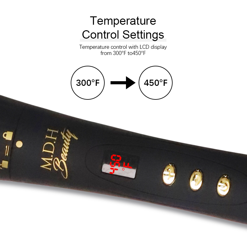 Professional 5 in 1 450 degrees Interchangeable ceramic flat irons set for hair styling tools