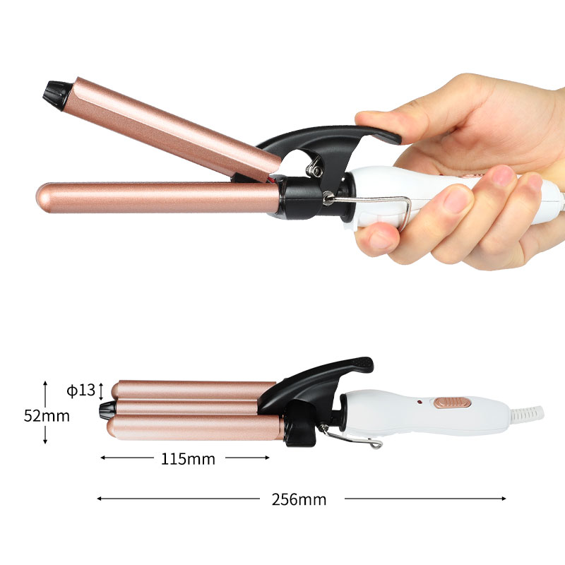 Mini Three Barrel Curling Hair Waver Factory Price Concession High Quality
