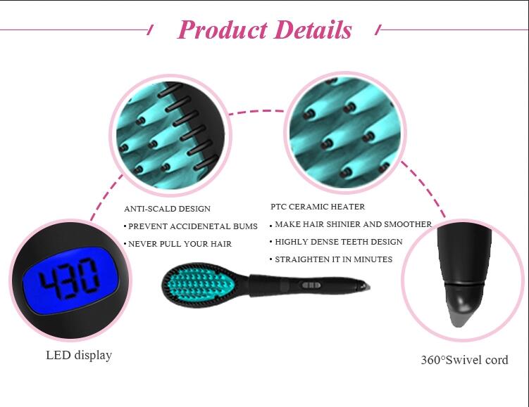 Manufacturers direct hair straightening comb hair straightening appliance