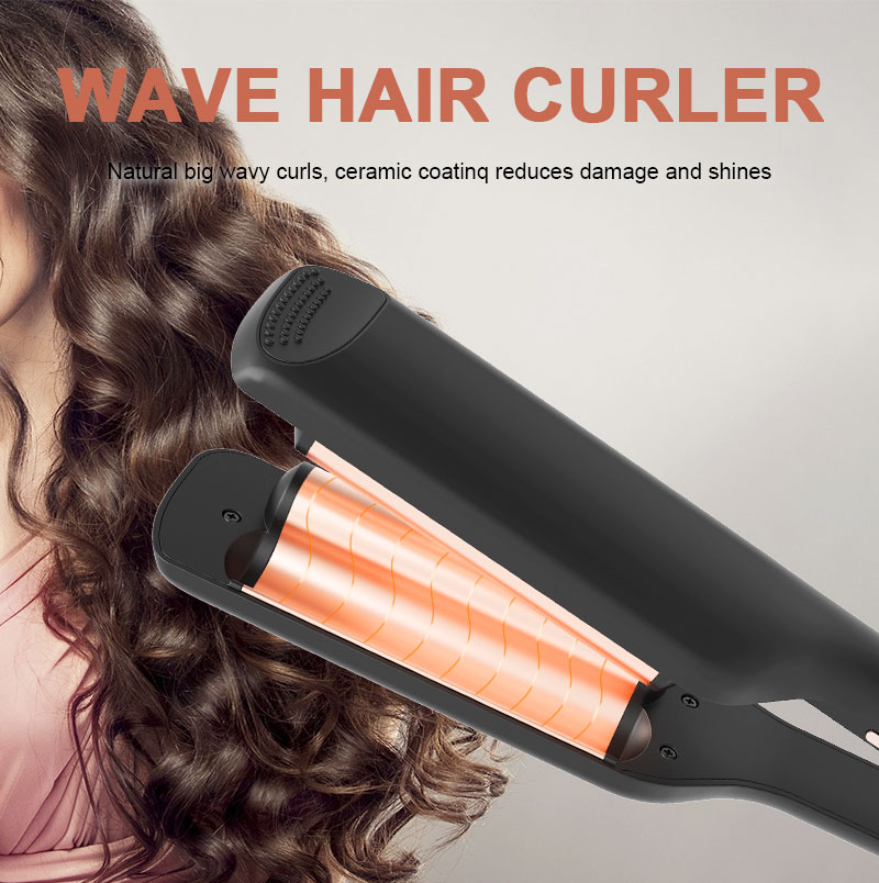 Professional Deep Beach Hair Curler Natural Big Wavy Curls Curling Iron