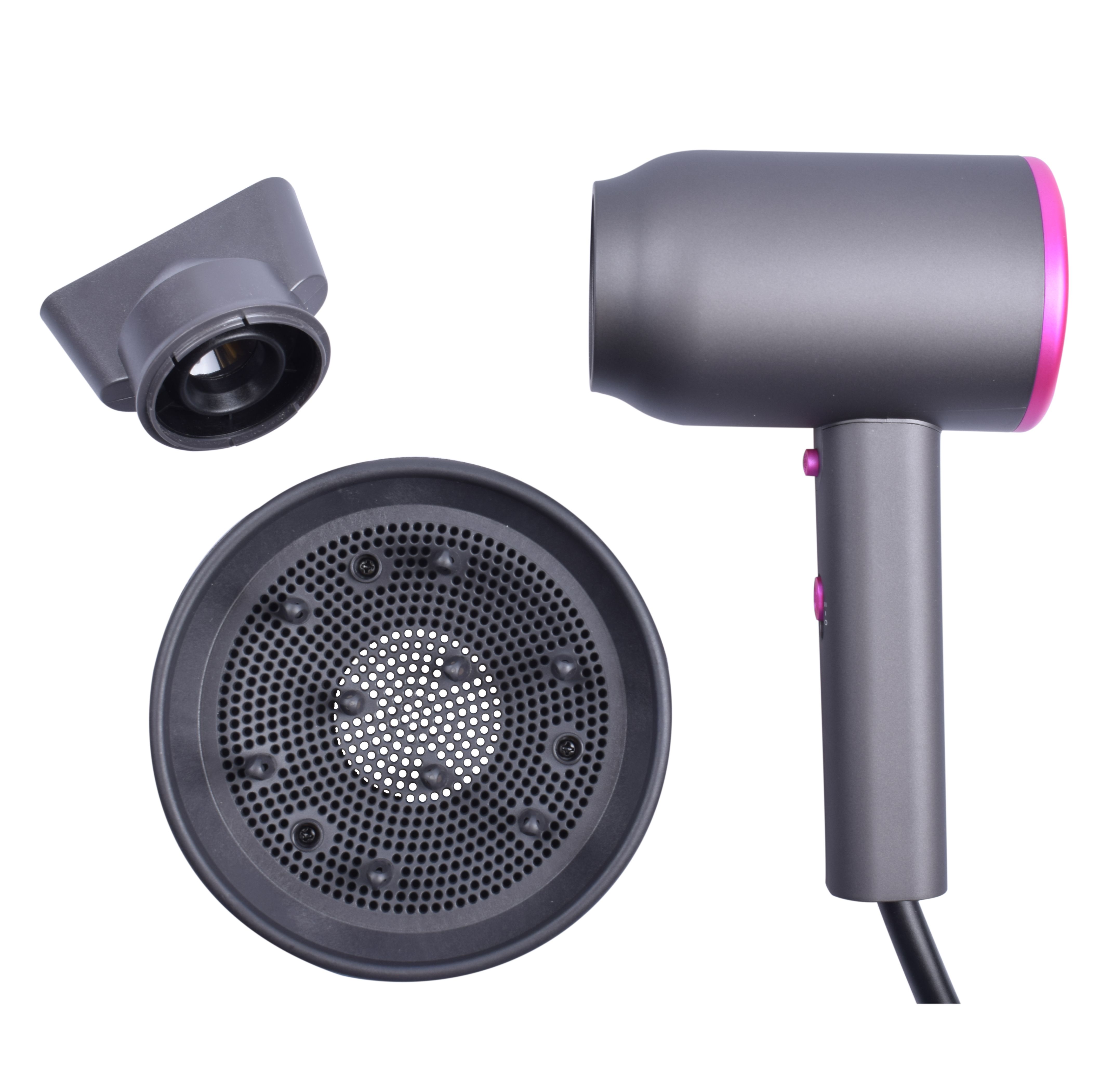 Professional Salon Hair Dryer Quick Drying hot air strong Wind blow dryer negative lonic hammer with low noise