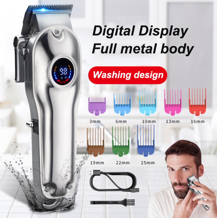 Professional Salon No Skin Damage Hair Clippers Cordless Electric Hair Trimmer For Household