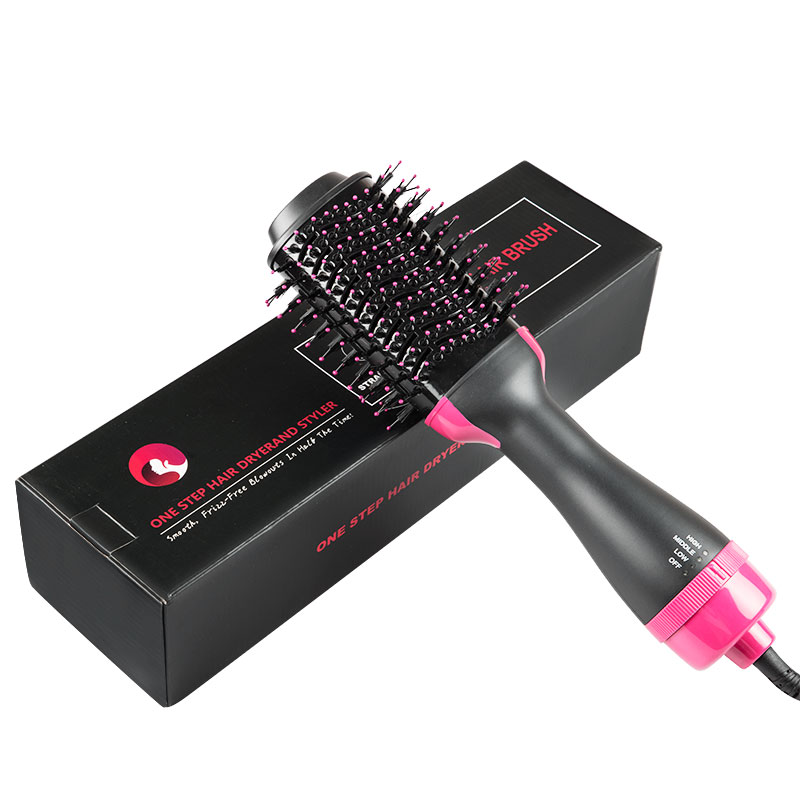 One-Step Hair Dryer With Comb Attachment Air Dryer Brush Comb And Hair Straightener Brush hot air brush