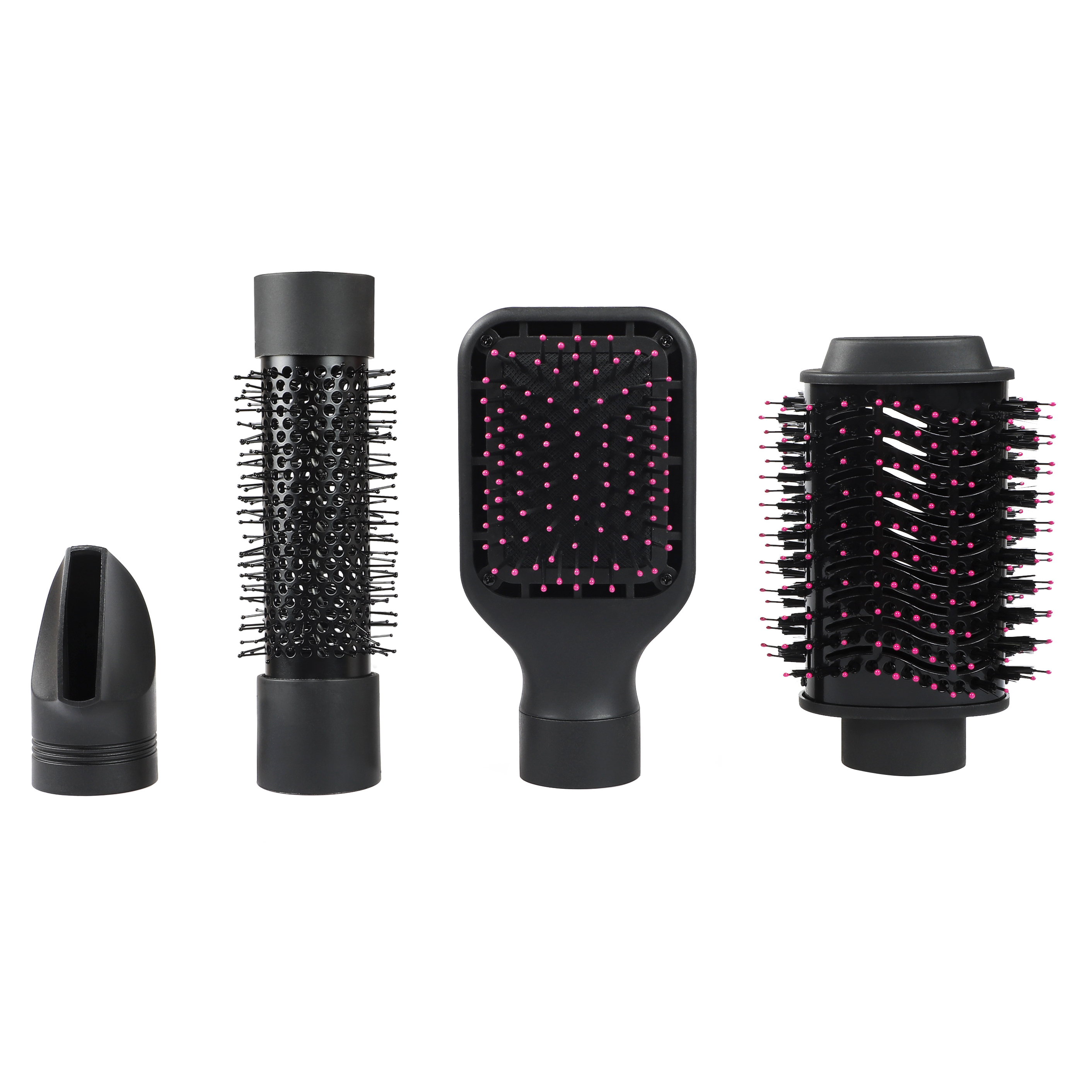 Wholesale custom 4 in 1 large wave multi-function roll blow blowing comb hot air comb