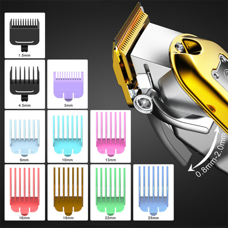 Hot sale Hair Trimmer LCD Display cordless hair cutting clipper professional for men