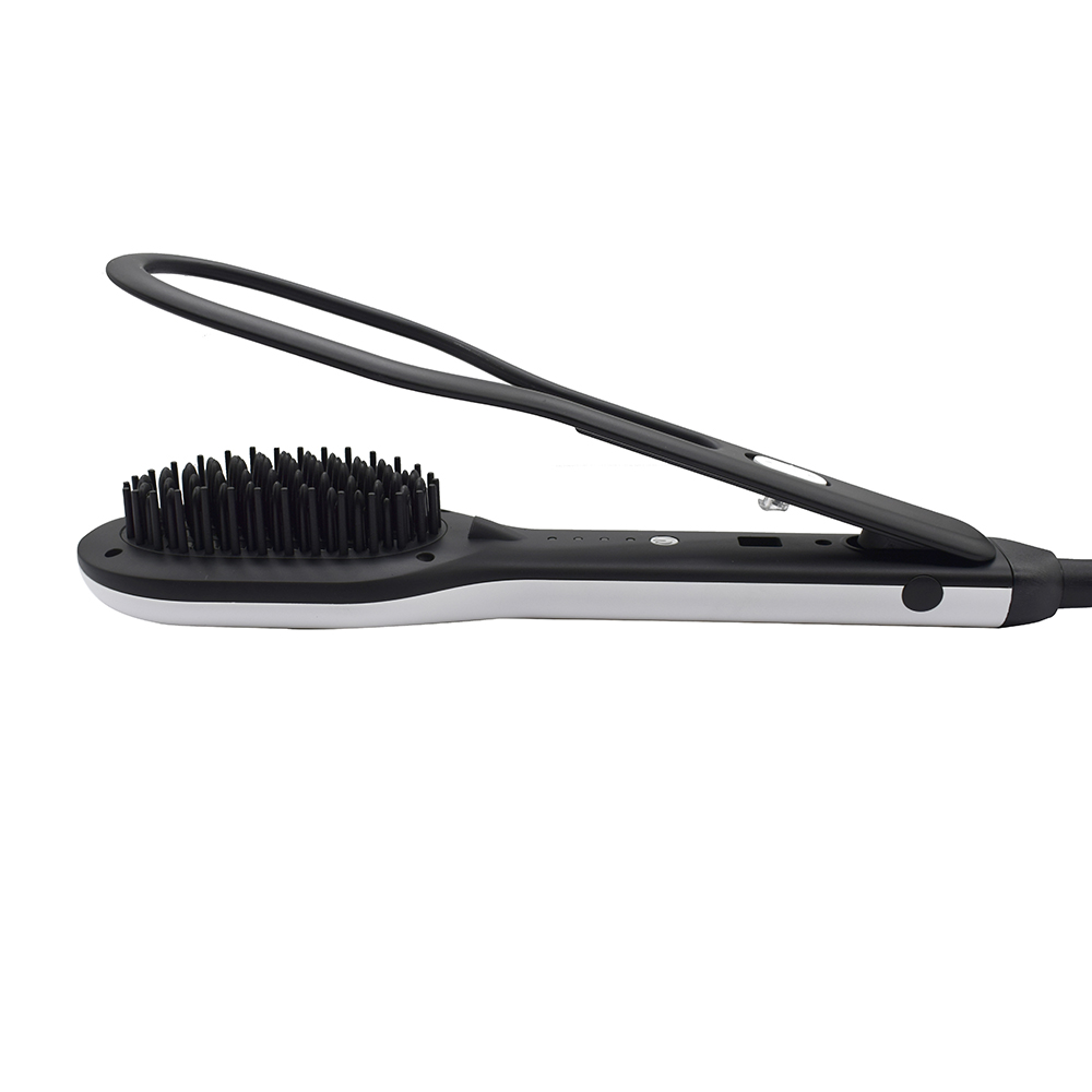 Hair straightener straightening brush can do private label