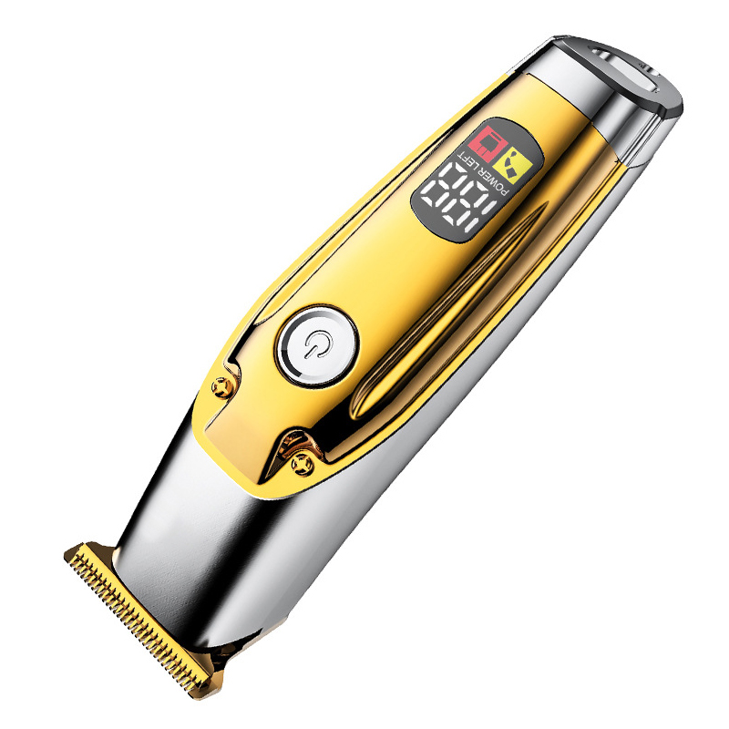 High Quality Lcd Power Display Electric Cordless Hair Trimmer Professional Barber Hair Clipper