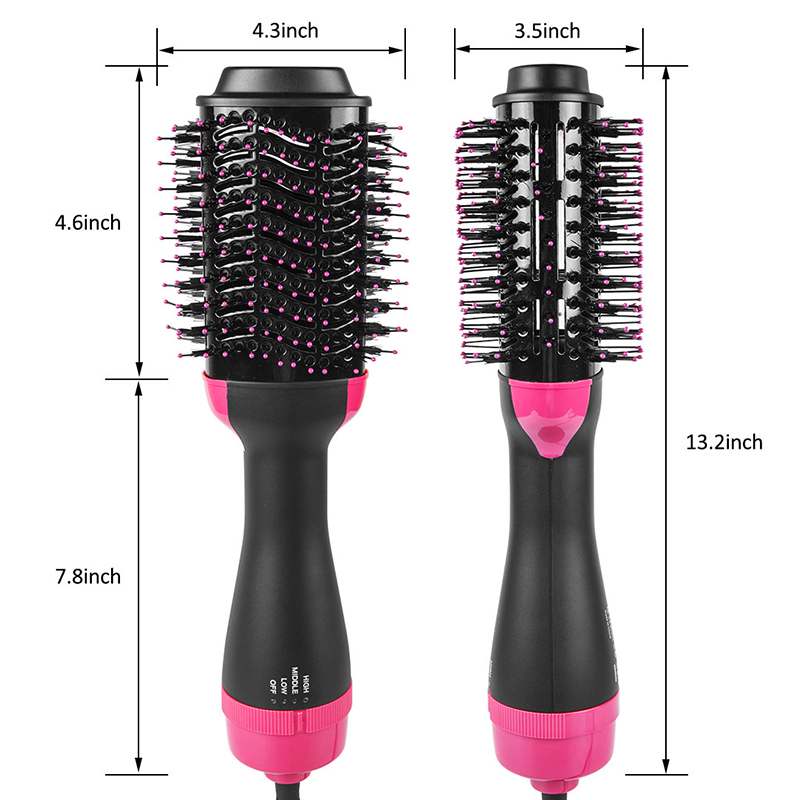 Professional 3 in 1 Styling Hot Air Comb and Straightener Ionic Hair Dryer Comb Brush