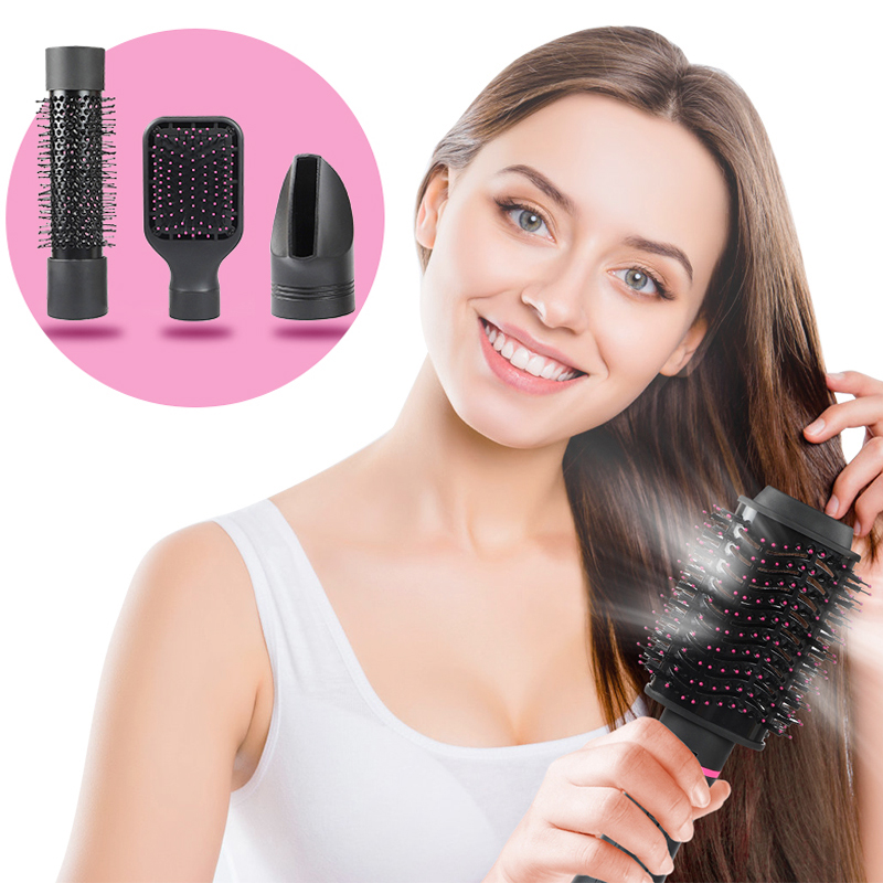 4 in 1 Hair Dryer Brush and Volumizer Detachable Hair Dryer Styler One-Step Hot Air Brush