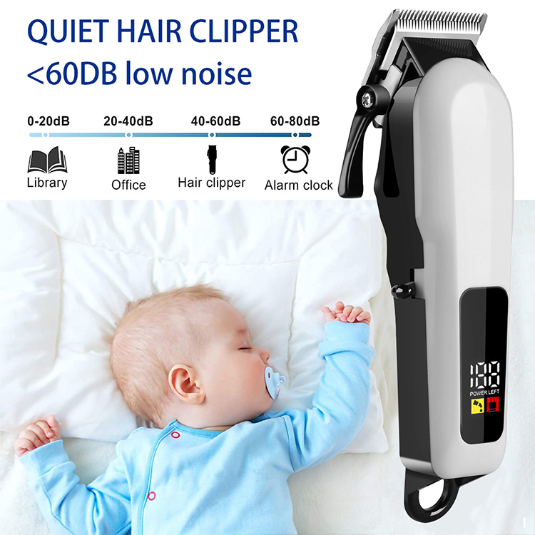 Professional Rechargeable Cordless Portable Barber Hair Clipper Ningbo Hair Trimmer Electric Hair Clipper