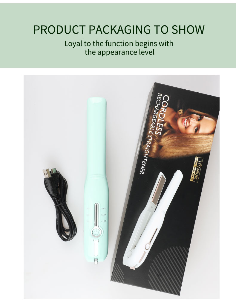 Ceramic Cordless Flat Iron Private Label Led Temperature Display