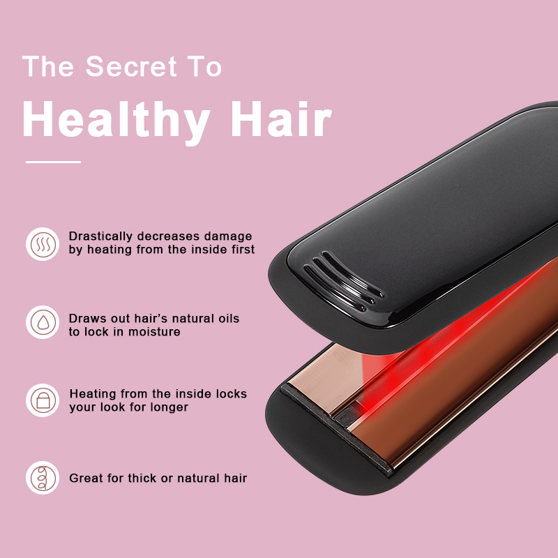 infrared hair straightener splint for household fast flat iron hair straightener