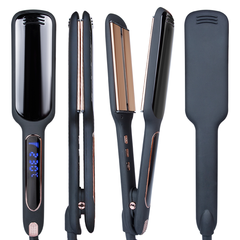 Customize hot selling trendy Aluminum infrared flat iron hair straightener