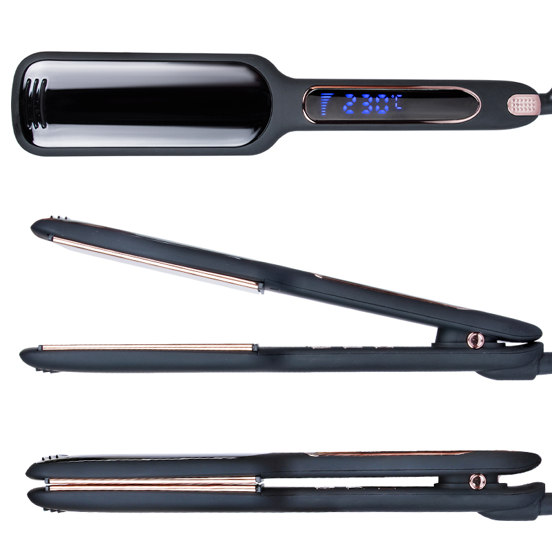 Wide flat iron infrared hair straightener OEM hair straightener flat iron 450 degrees hair straightener flat iron irons for hai
