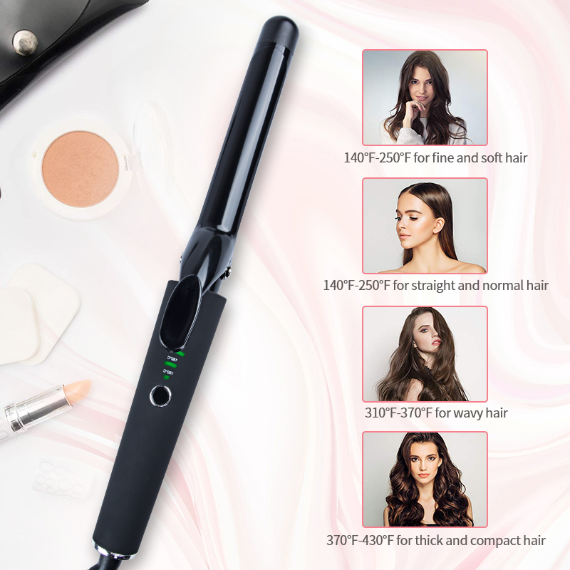 Hair Curler Curling Iron Professional 1 inch Hair Curler Curling Iron Ceramic Tourmaline Coating Curling Wand