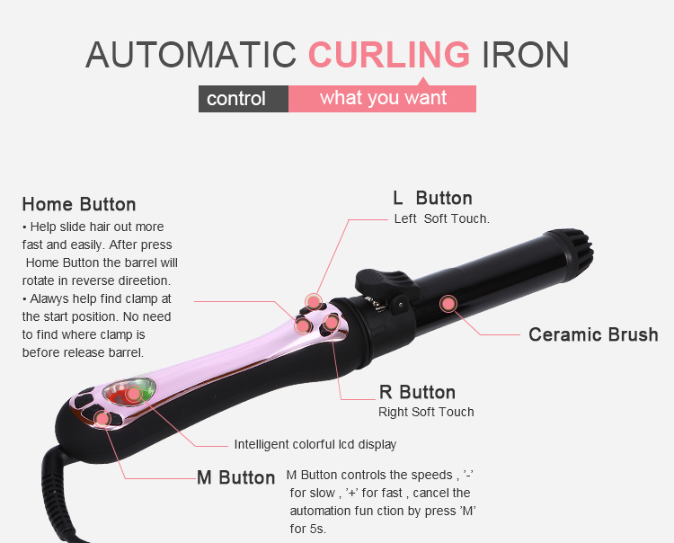 Web celebrity lazy people with the same curling iron ceramic fashion thermostat