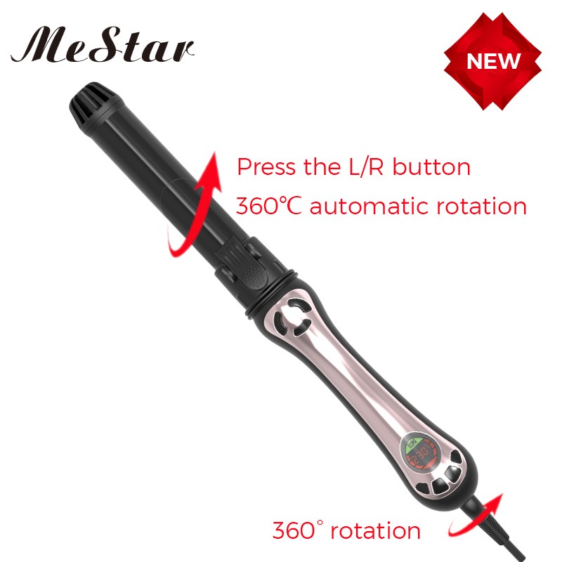 Hot selling hair curling wand auto rotating curler Ceramic Wireless Curling