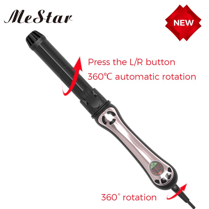 Hot selling hair curling wand auto rotating curler Ceramic Wireless Curling