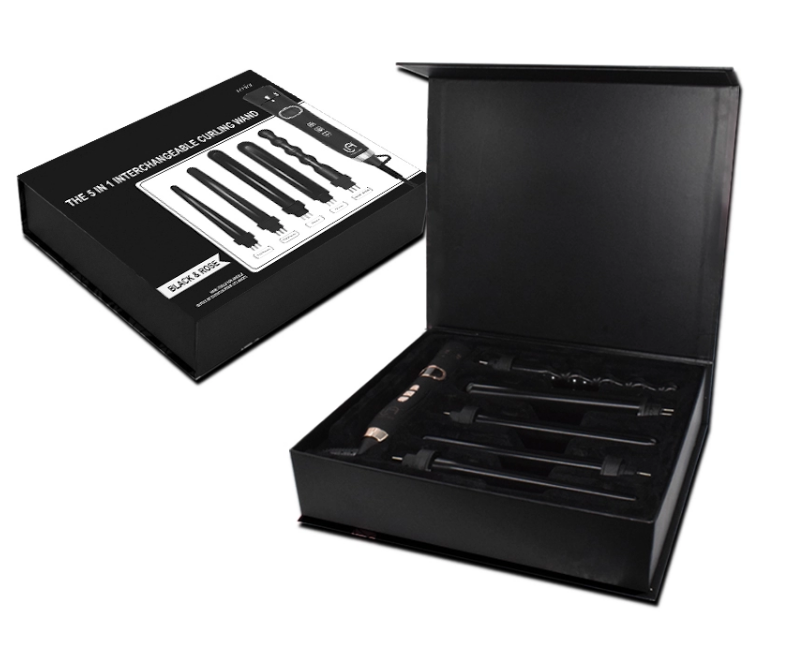 Wholesale interchangeable 6 in 1 magic hair curler iron set
