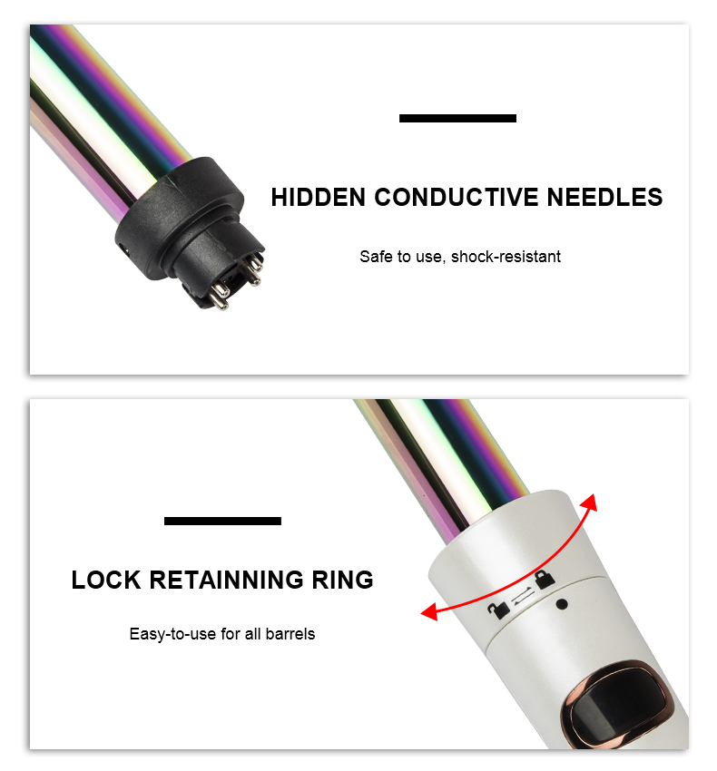 Wholesale customize interchangeable 3 in1 Ceramic hair curler set