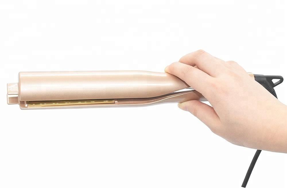 Wholesale magic Ceramic 2 in1 Ceramic hair straightener & hair curler