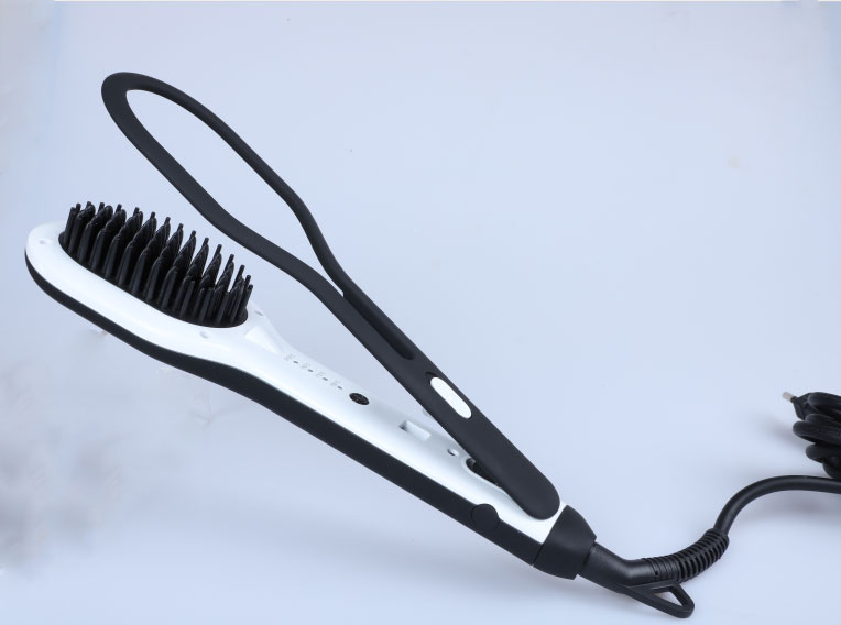 wholesale customize Ceramic PTC heating straight hair brush