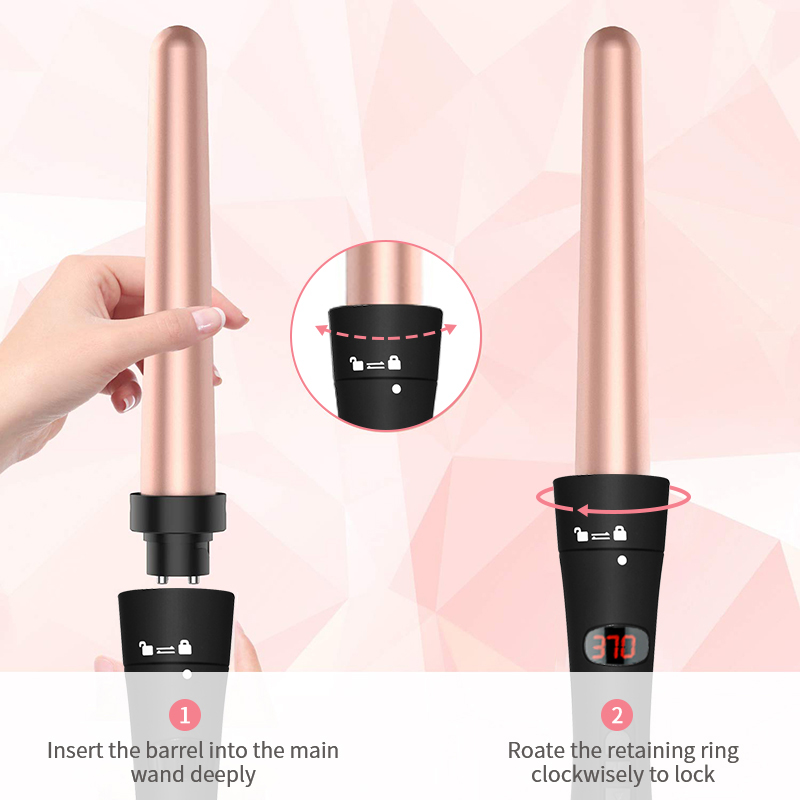 wholesale 6 in 1 interchangeable hair curler iron