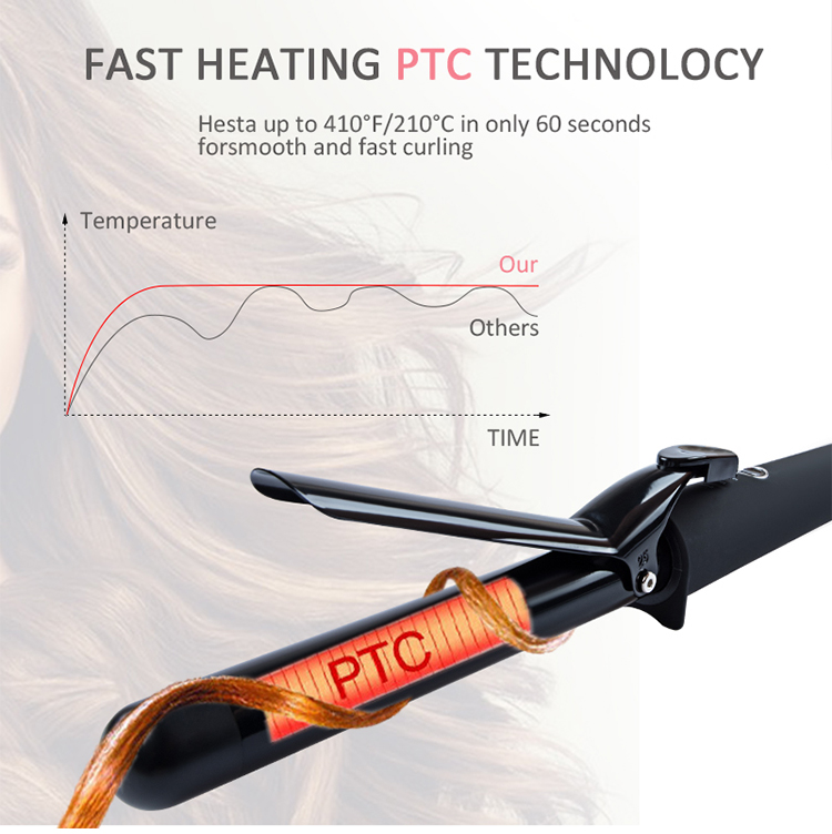 Hair curler with clip