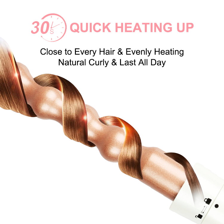 wholesale 5 in 1 interchangeable hair curler hair brush set